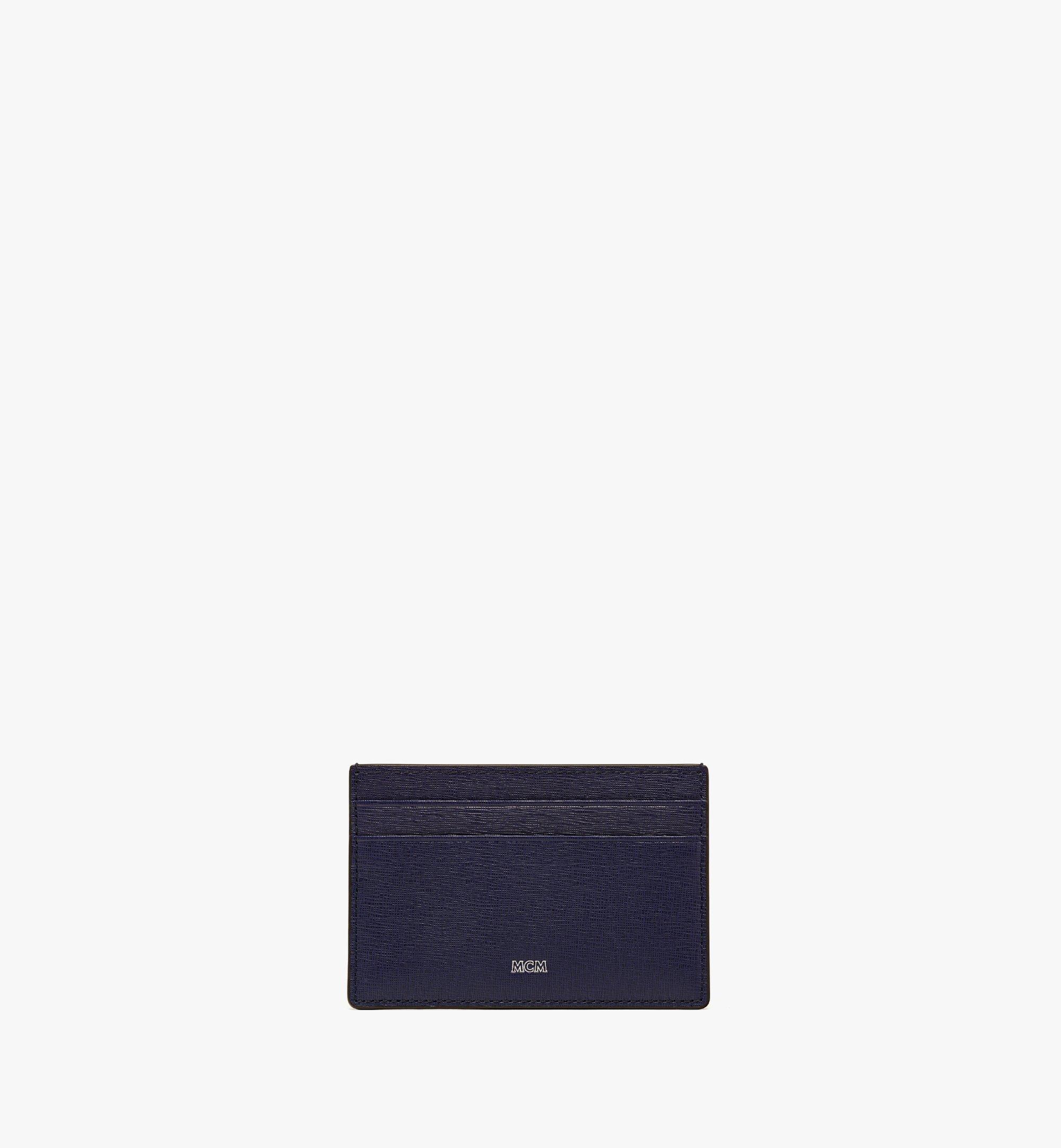 Aren Card Case in Embossed Leather 1